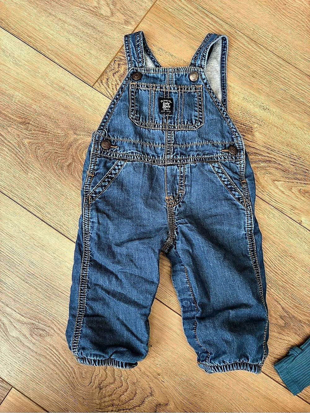 Baby Blue Denim Overalls